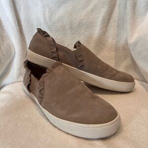 Kate Spade Brown Ruffle Sneakers